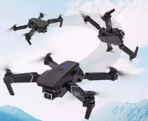 Digi E88 Pro Drone with HD Camera, Foldable & Lightweight, Altitude Hold