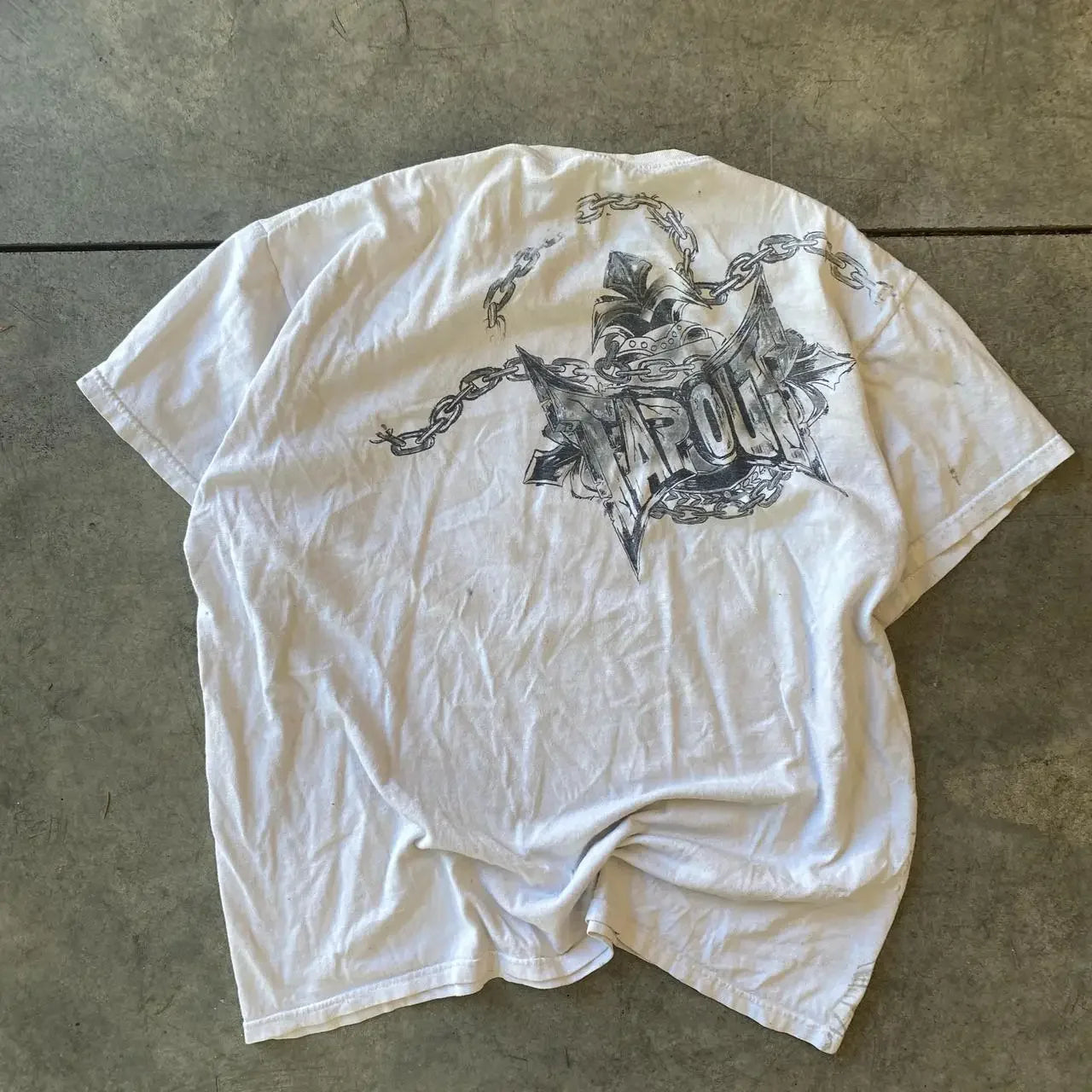 Y2K Punk Hip-Hop Tapout Graphic T-Shirt – Unisex Oversized Fit