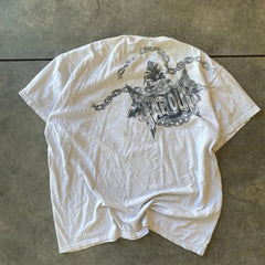 Y2K Punk Hip-Hop Tapout Graphic T-Shirt – Unisex Oversized Fit