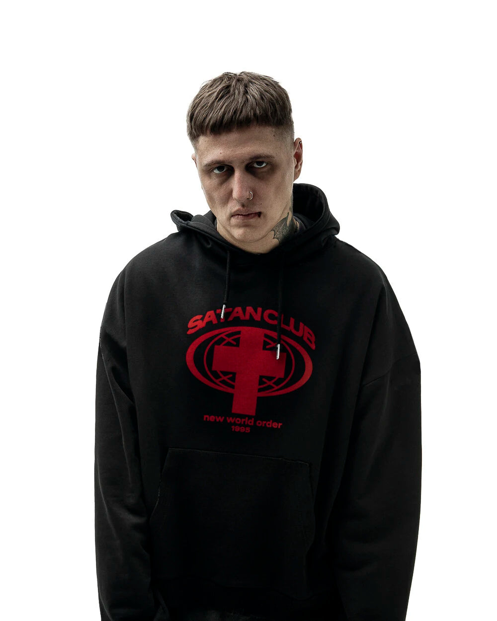 Men’s Y2K Goth Graphic Hoodie