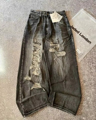 Y2K Hip-Hop Baggy Jeans | Oversized Vintage Street Trousers