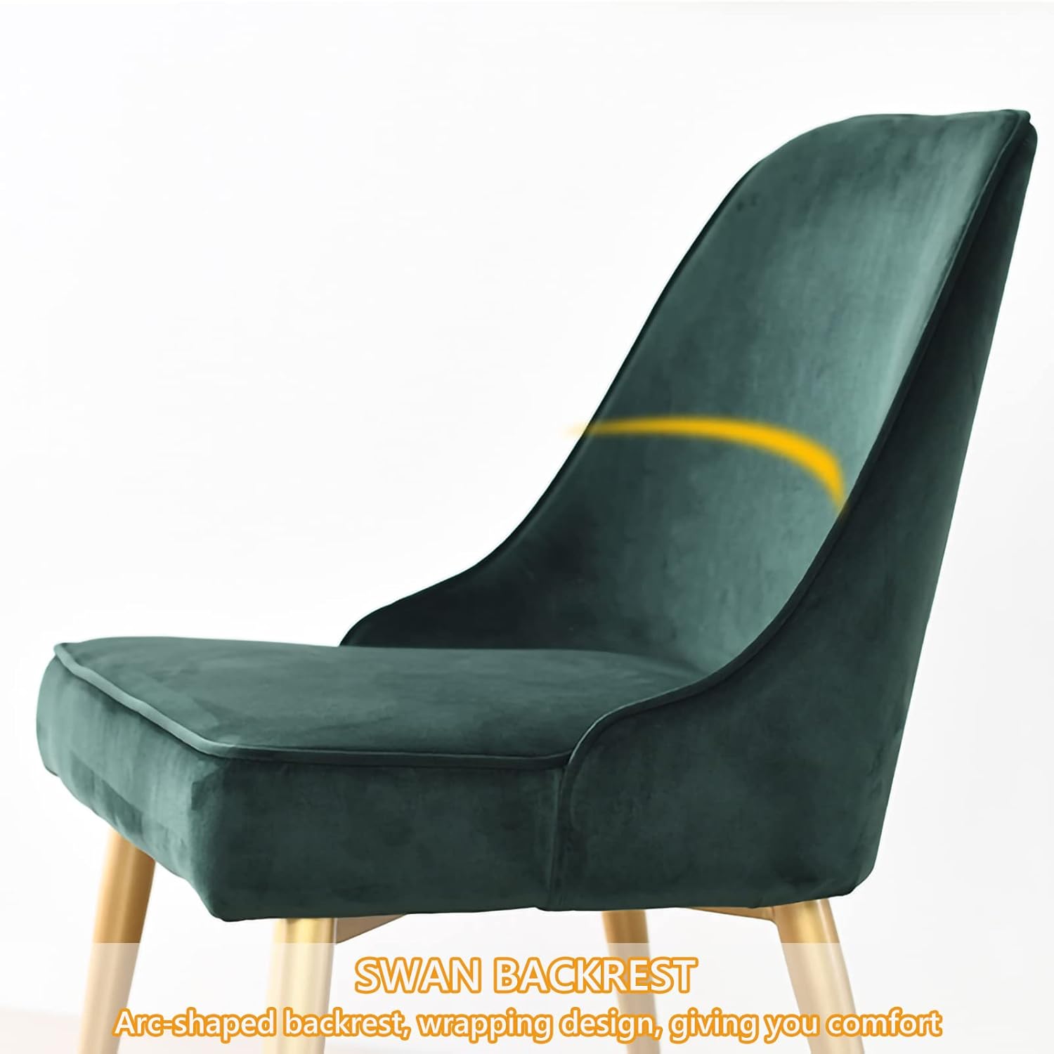 Modern Furniture Dining Chairs Luxury Restaurant Kitchen Chair Minimalist Leisure Home Living Room Balcony Iron Backrest Chair