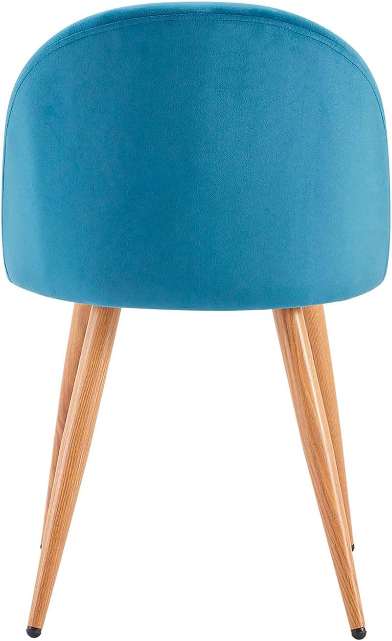 Nordic Iron Dining Chair Italian Fabric Backrest Dining Chairs Luxury Bedroom Furniture Household Leisure Backrest Makeup Stool