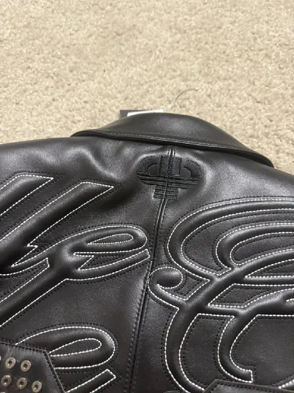 Men’s Y2K Rivet Leather Jacket