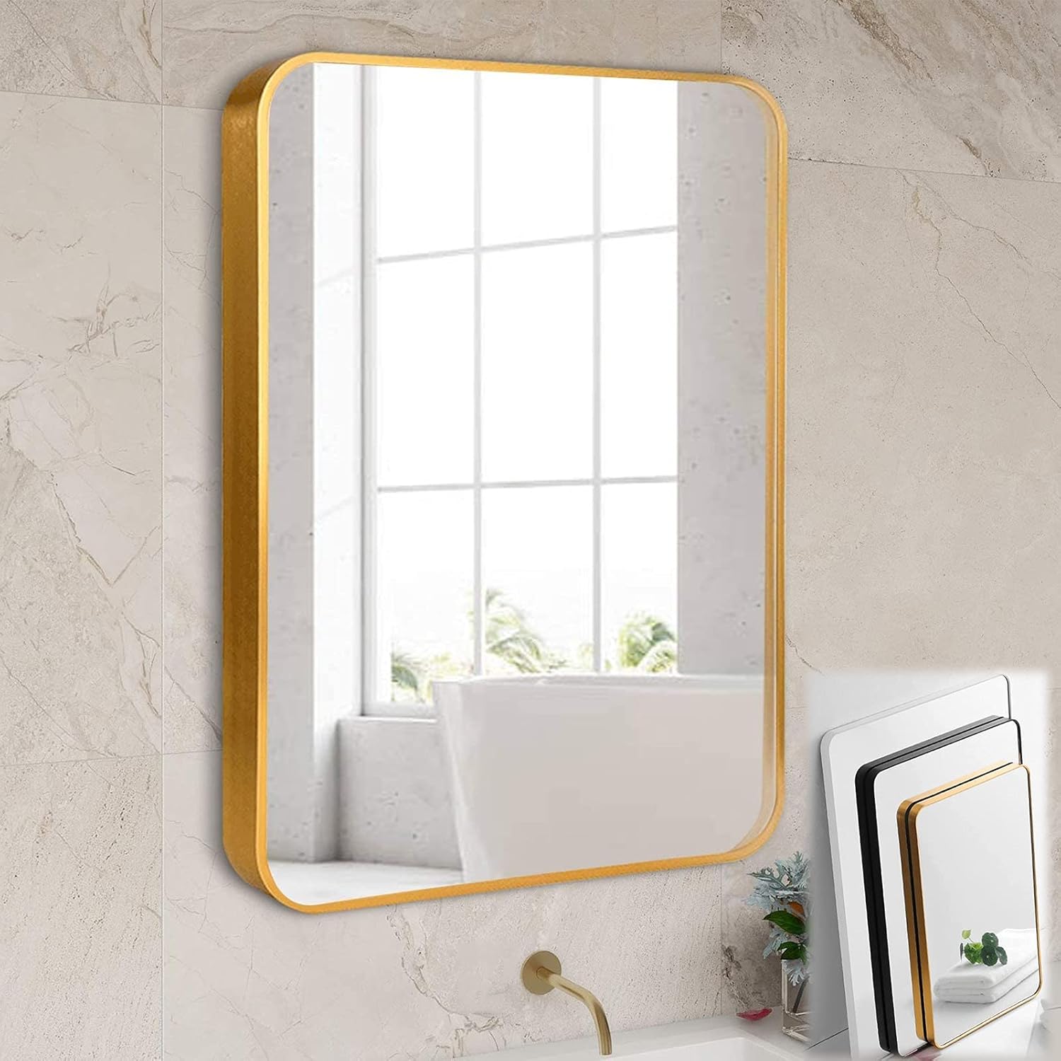 Stylish Full - Length Mirrors - Oval & Custom Shapes Ideal For Bedroom & Living Room, Aluminum Frame