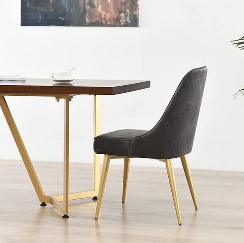 Modern Furniture Dining Chairs Luxury Restaurant Kitchen Chair Minimalist Leisure Home Living Room Balcony Iron Backrest Chair