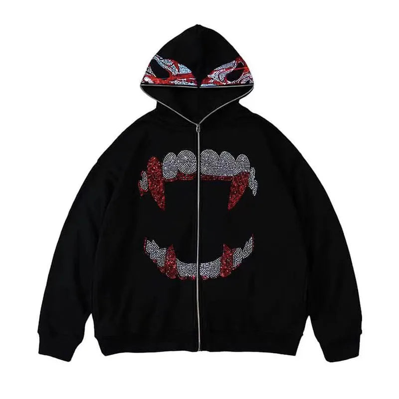 Autumn Fashion Punk Y2K Gothic Hoodie