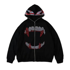 Autumn Fashion Punk Y2K Gothic Hoodie