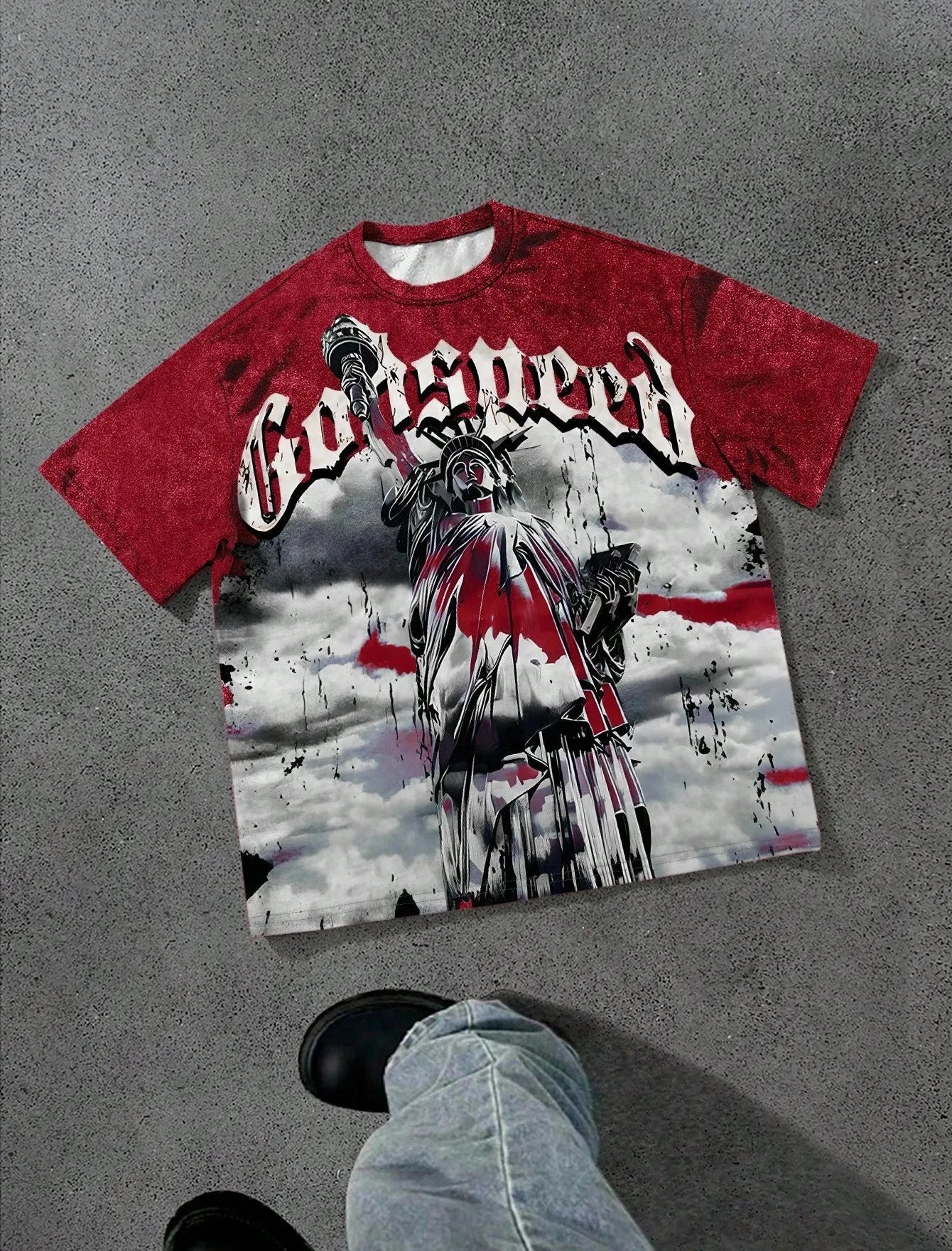 2025 New Men’s Angel Print T-Shirt | Soft Breathable Casual Fashion Tee