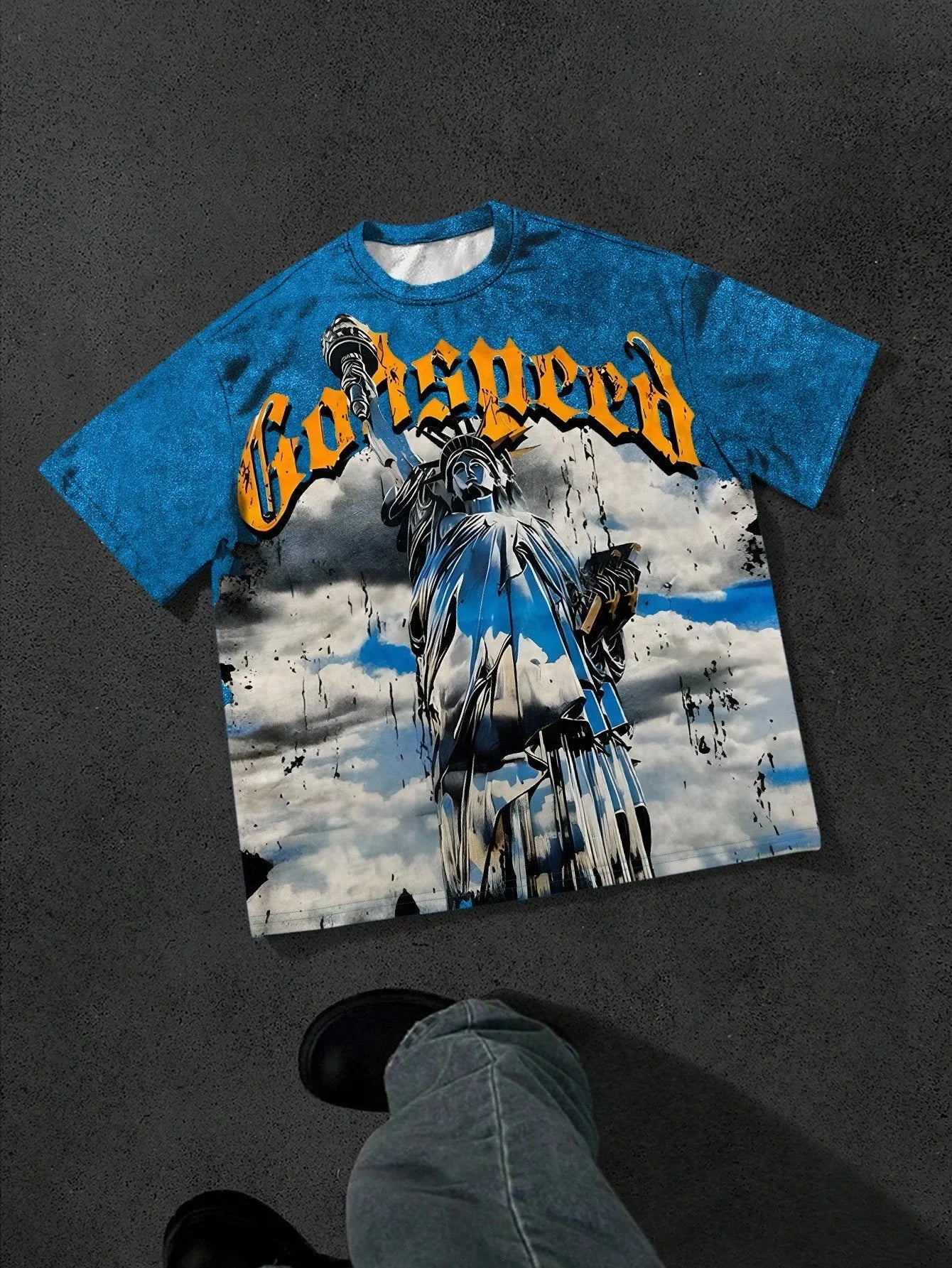 2025 New Men’s Angel Print T-Shirt | Soft Breathable Casual Fashion Tee