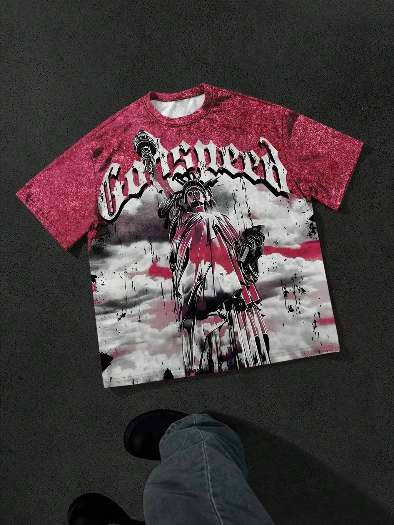 2025 New Men’s Angel Print T-Shirt | Soft Breathable Casual Fashion Tee