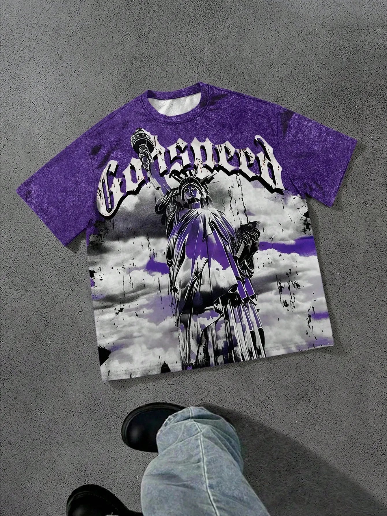 2025 New Men’s Angel Print T-Shirt | Soft Breathable Casual Fashion Tee