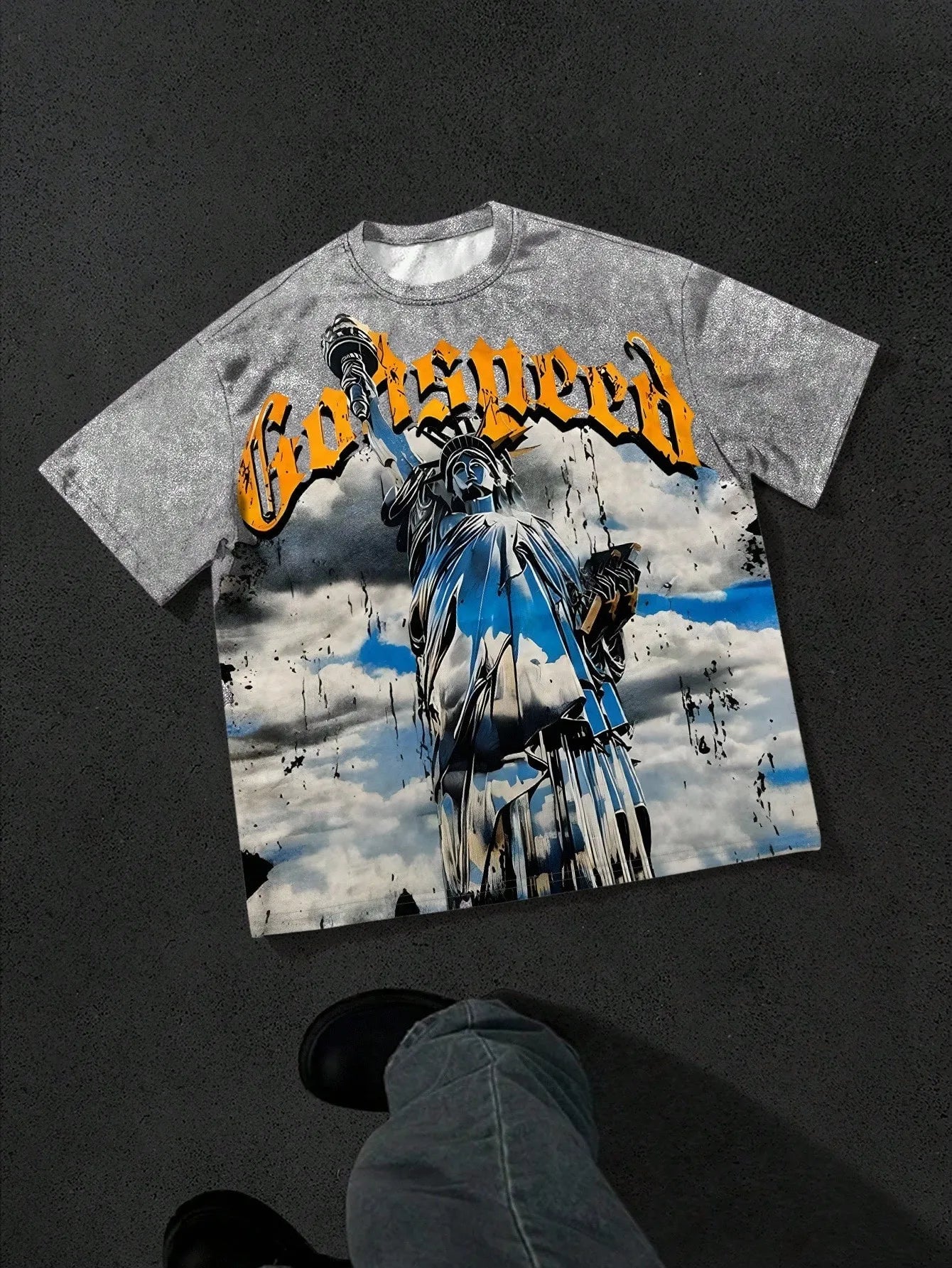 2025 New Men’s Angel Print T-Shirt | Soft Breathable Casual Fashion Tee