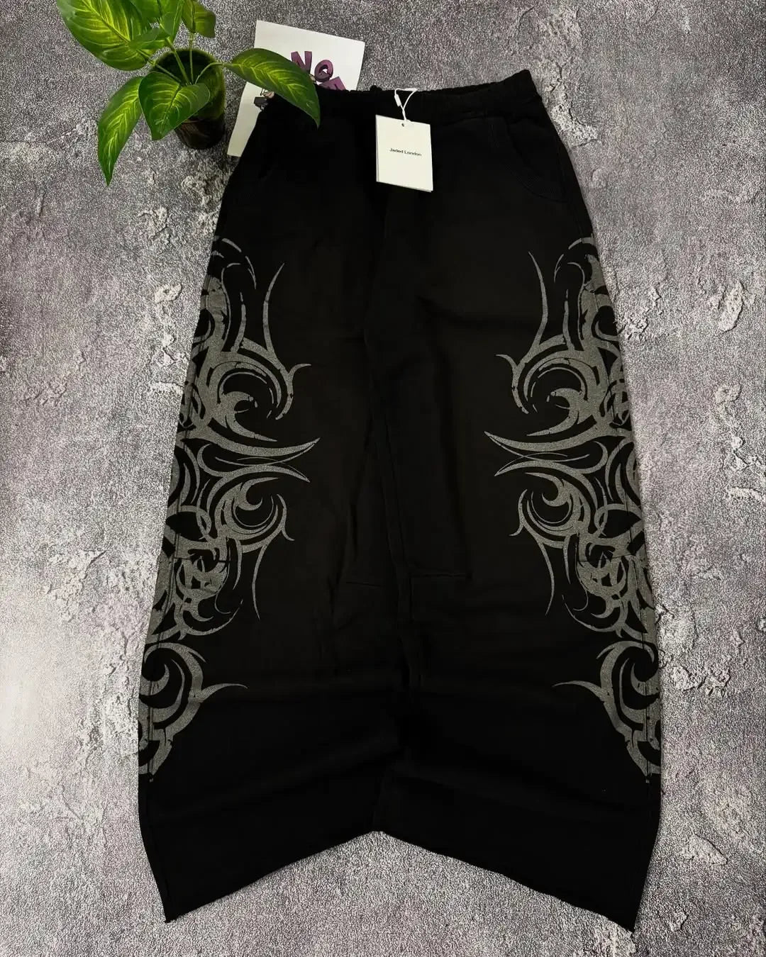 Harajuku Striped Track Pants – Y2K Retro Loose Fit Unisex