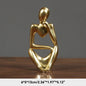 Thinker Figurine Statue Abstract Yoga Figurine Resin Handmade Crafts Sculpture Home Decor Interior Office Desktop Ornaments
