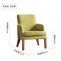 Creative Lazy Single Sofa Chair – Compact & Minimalist