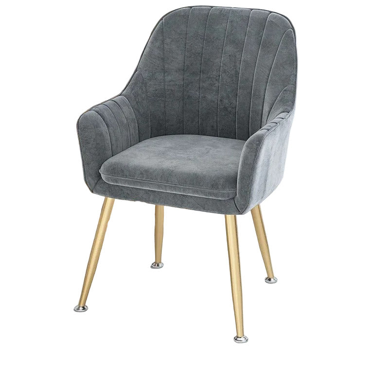 Nordic Velvet Back Dining Chairs for Kitchen Restaurant Chair Furniture Modern Light Luxury Creative Ins Bedroom Dressing Chair