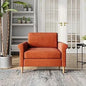 65" Beige Mid-Century Modern Loveseat - Versatile Comfort for Any Room