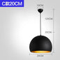 Nordic Industrial Black Pendant Lamp - E27 Retro Hanging Light for Dining & Commercial Spaces