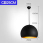 Nordic Industrial Black Pendant Lamp - E27 Retro Hanging Light for Dining & Commercial Spaces
