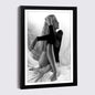 Nordic Black Wood Picture Frames - Luxury Wall Display for Family Photos & Art
