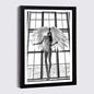 Nordic Black Wood Picture Frames - Luxury Wall Display for Family Photos & Art