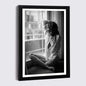 Nordic Black Wood Picture Frames - Luxury Wall Display for Family Photos & Art