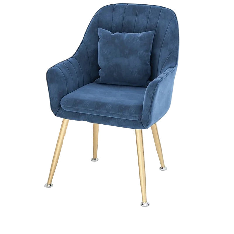 Nordic Velvet Back Dining Chairs for Kitchen Restaurant Chair Furniture Modern Light Luxury Creative Ins Bedroom Dressing Chair
