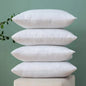 Premium Throw Pillow Inserts Set - 18x18 Inch Indoor Decorative Pillows