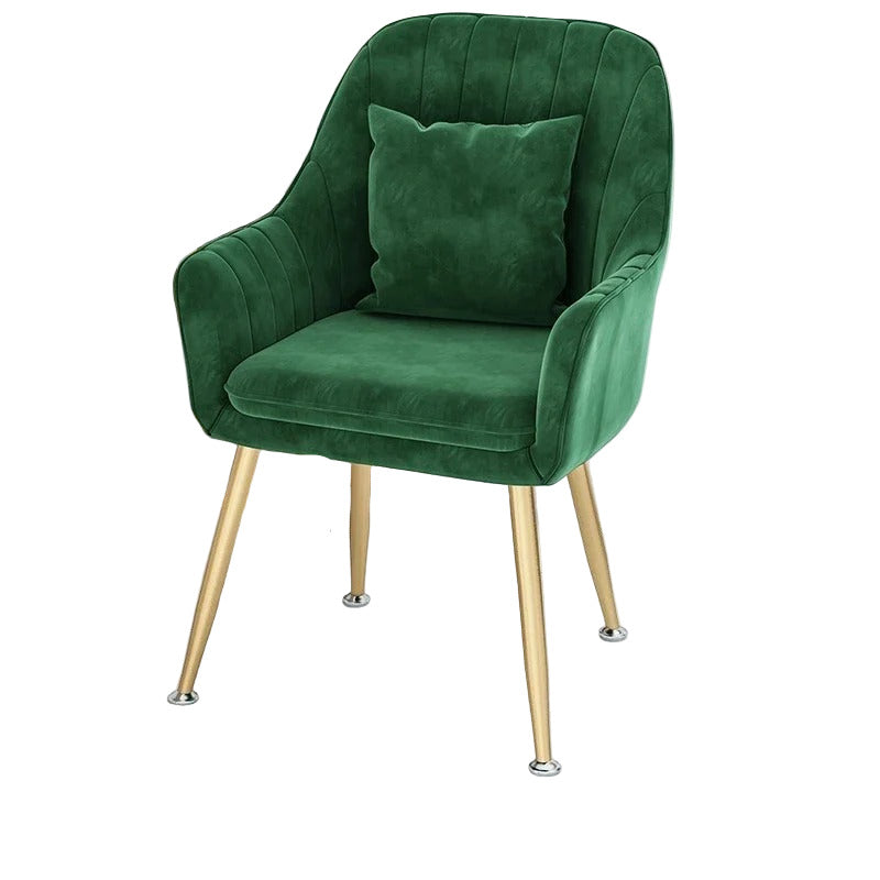 Nordic Velvet Back Dining Chairs for Kitchen Restaurant Chair Furniture Modern Light Luxury Creative Ins Bedroom Dressing Chair