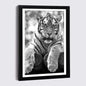 Nordic Black Wood Picture Frames - Luxury Wall Display for Family Photos & Art