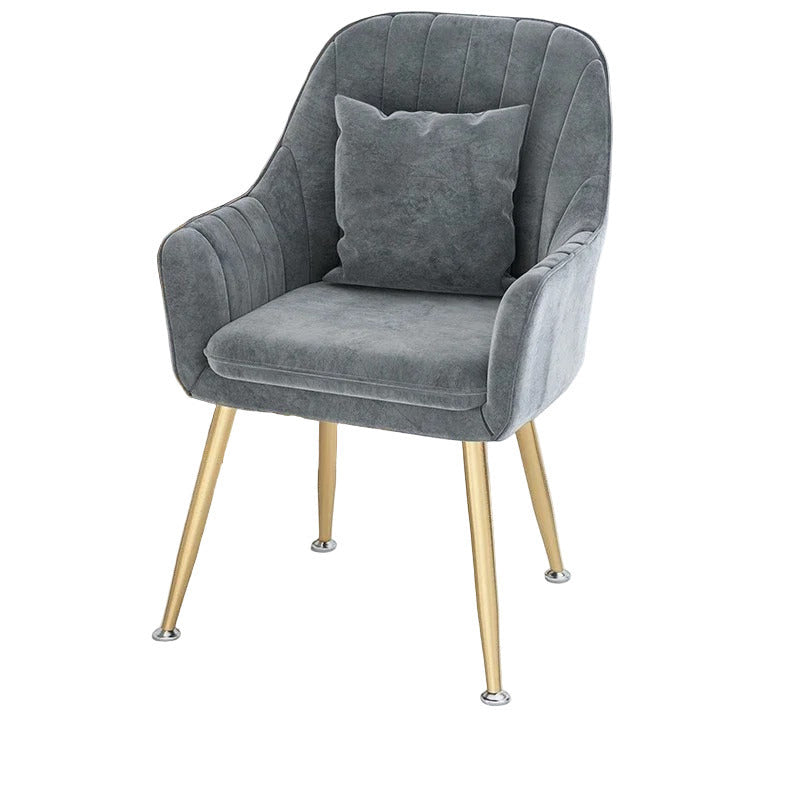 Nordic Velvet Back Dining Chairs for Kitchen Restaurant Chair Furniture Modern Light Luxury Creative Ins Bedroom Dressing Chair