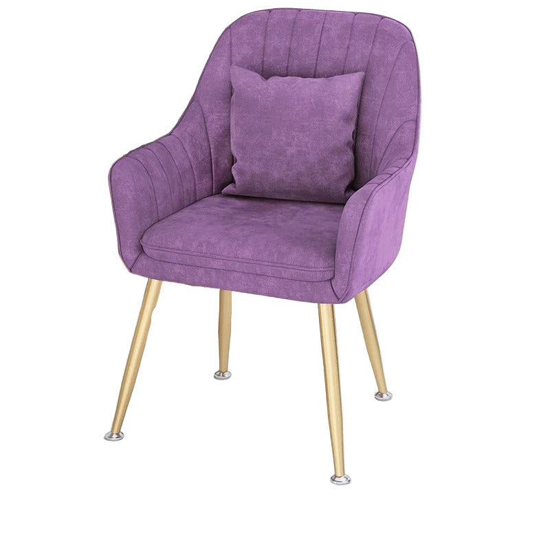 Nordic Velvet Back Dining Chairs for Kitchen Restaurant Chair Furniture Modern Light Luxury Creative Ins Bedroom Dressing Chair