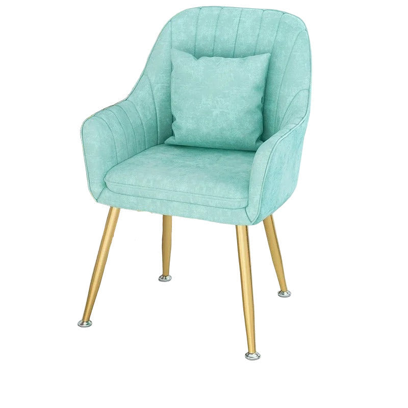 Nordic Velvet Back Dining Chairs for Kitchen Restaurant Chair Furniture Modern Light Luxury Creative Ins Bedroom Dressing Chair