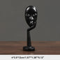 Thinker Figurine Statue Abstract Yoga Figurine Resin Handmade Crafts Sculpture Home Decor Interior Office Desktop Ornaments
