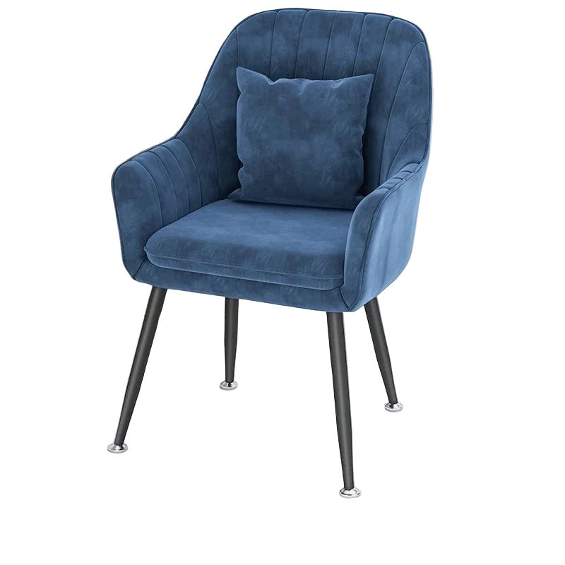 Nordic Velvet Back Dining Chairs for Kitchen Restaurant Chair Furniture Modern Light Luxury Creative Ins Bedroom Dressing Chair