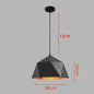 Nordic Industrial Black Pendant Lamp - E27 Retro Hanging Light for Dining & Commercial Spaces