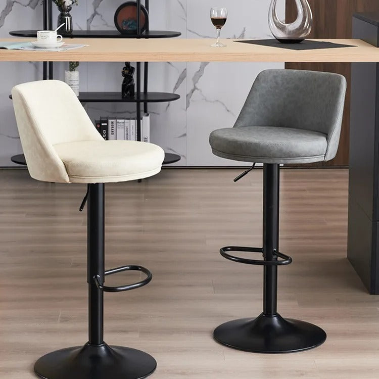 Modern Bar Stools Adjustable Swivel Bar Chairs Lift Height Kitchen Counter Dining Chairs Home Office Furniture