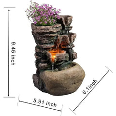 4-Bowl Indoor Fountain