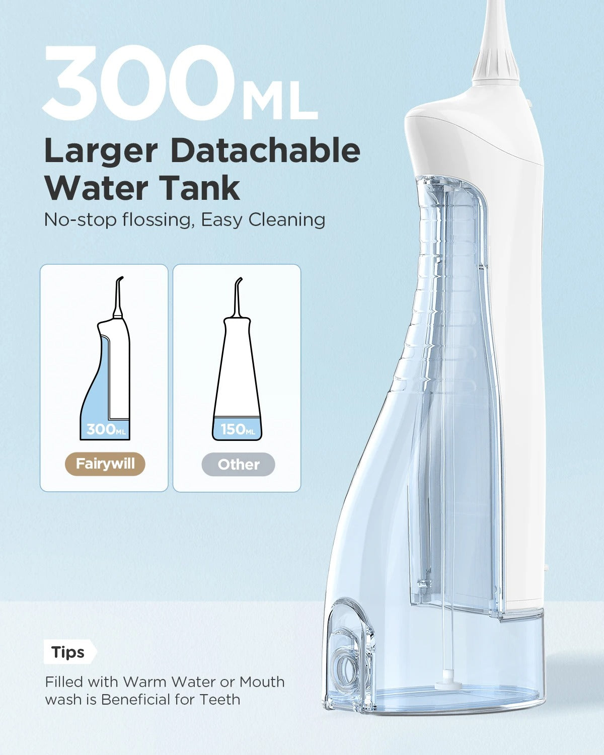 Electric Water Flosser 300ML