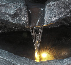 5-Tier Outdoor Waterfall Fountain – 22" H