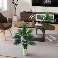 Artificial tropical plants - including fake palms and order Menispermacea, suitable for outdoor weddings, excluding flower pots