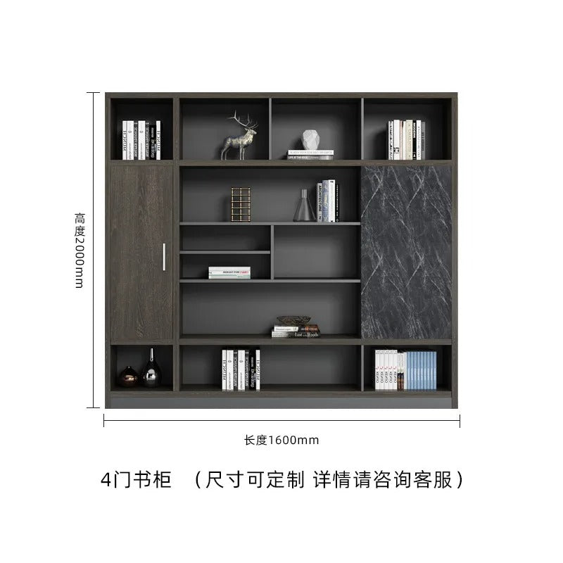 TQH Wooden File Cabinet - Simple Modern Executive Office Locker