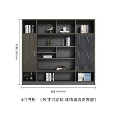 TQH Wooden File Cabinet - Simple Modern Executive Office Locker