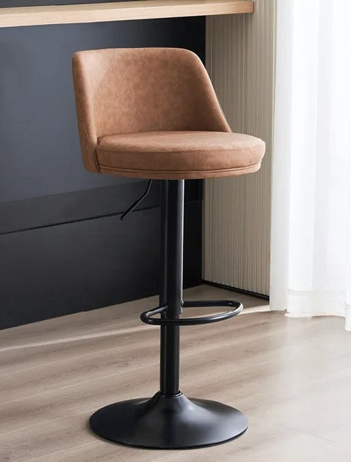 Modern Bar Stools Adjustable Swivel Bar Chairs Lift Height Kitchen Counter Dining Chairs Home Office Furniture