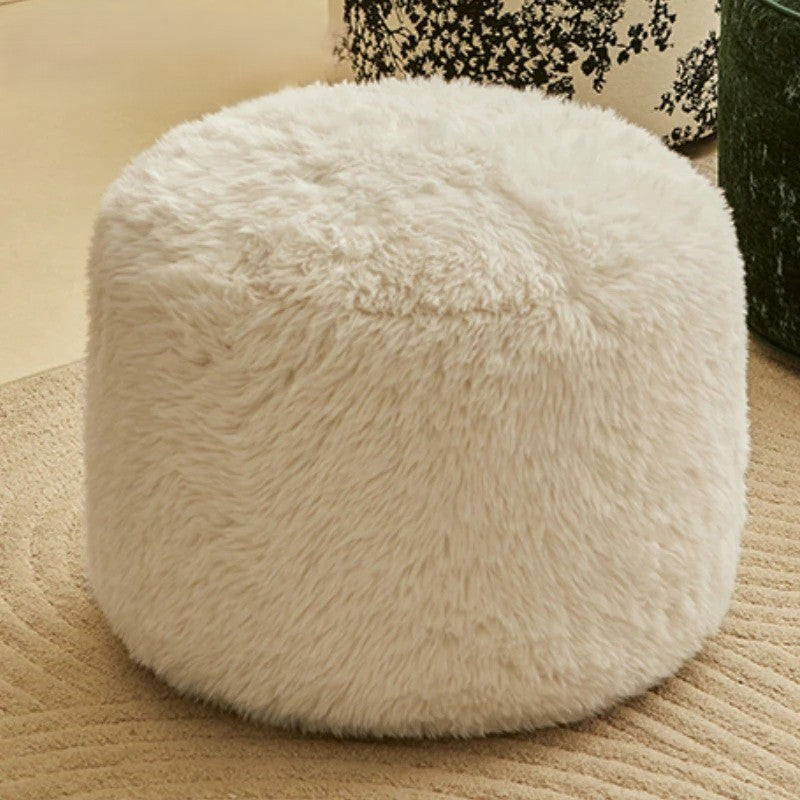 Luxurious Faux Fur Bean Bag Pouf Ottoman Cover JD039