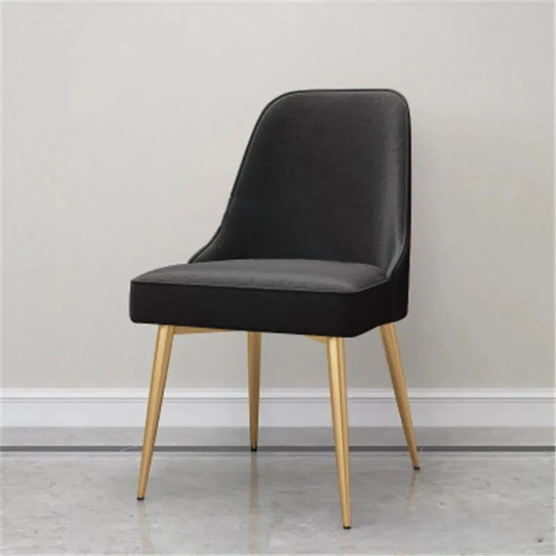 Modern Furniture Dining Chairs Luxury Restaurant Kitchen Chair Minimalist Leisure Home Living Room Balcony Iron Backrest Chair