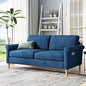65" Beige Mid-Century Modern Loveseat - Versatile Comfort for Any Room