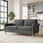 65" Beige Mid-Century Modern Loveseat - Versatile Comfort for Any Room