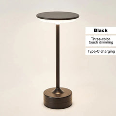 Touch Sensor LED Table Lamp - USB Rechargeable Portable Night Light